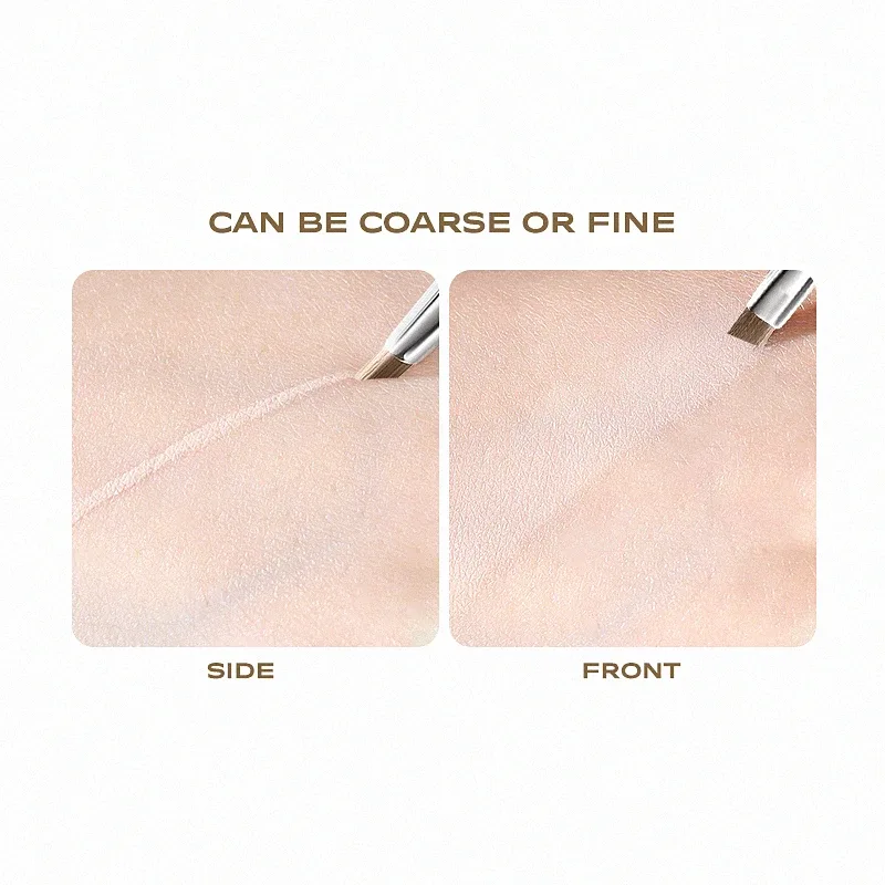 Upgrade Blade Eyeliner Brush Ultra Thin Flat Fine Eye Liner Makeup Brushes Flat Eyeliner Brush Eyebrow Make Up Tool — image 4