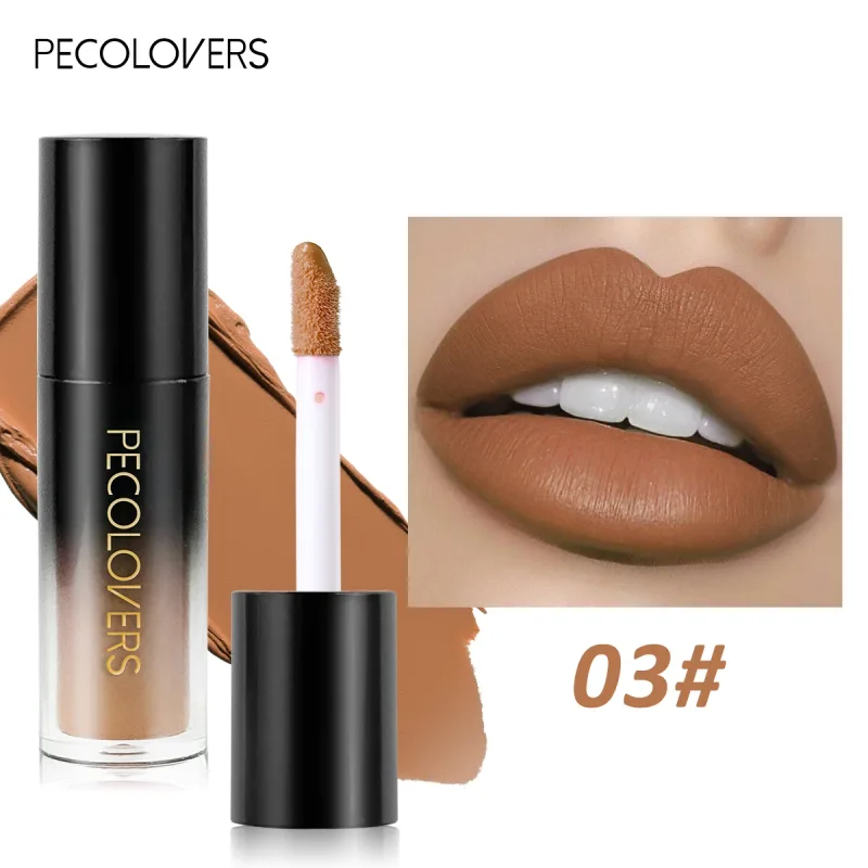 Multiple Colors Matte Velvet Lip Gloss Waterproof Long-lasting Non-stick Cup smooth Lipstick To Apply High Color Rendering — image 17