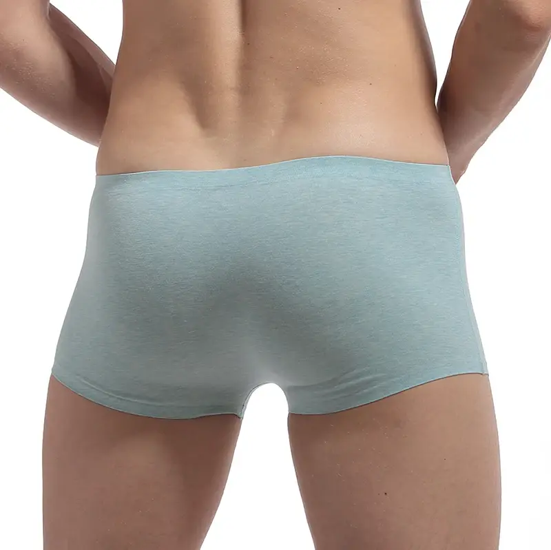 Men's Underwear Boxers Men Elasticity Breathable Trunk Boxer Comfortable Seamless Man Solid Underpants Shorts Panties — image 17
