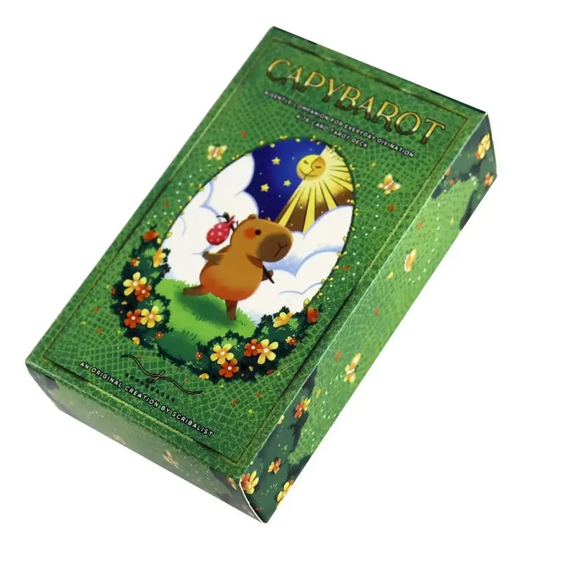 Capybara Tarot Deck 10.3*6cm 78 Cute Tarot Cards Bring That Soothing Vibe and Energy Into A Tarot Deck — image 6