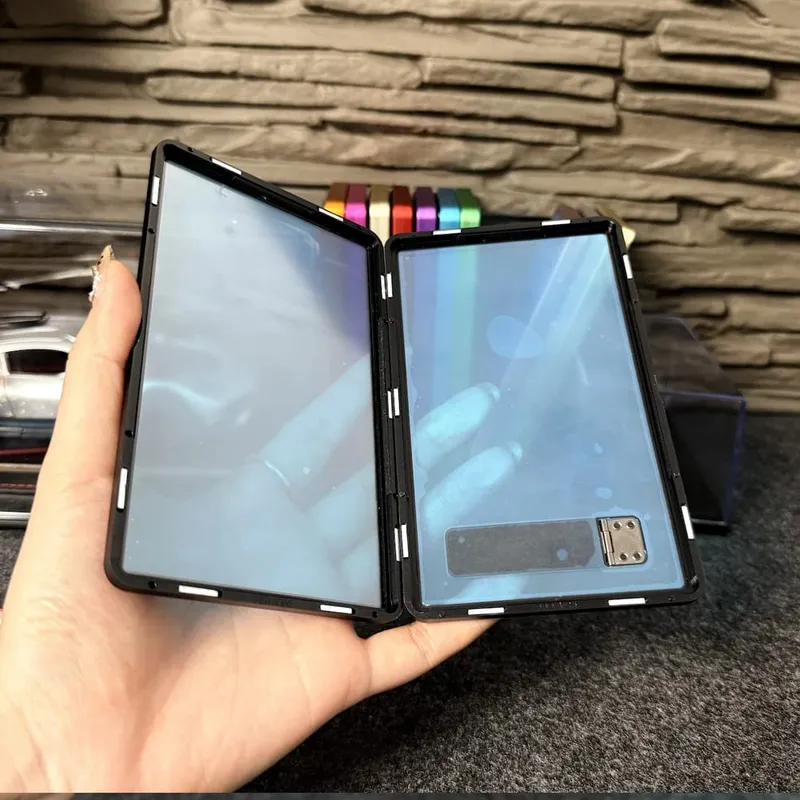 Aluminum Alloy Multicolor Trading Card Protect Case with Stand For PSA BGS Graded Card Support Horizontal and Vertical — image 6