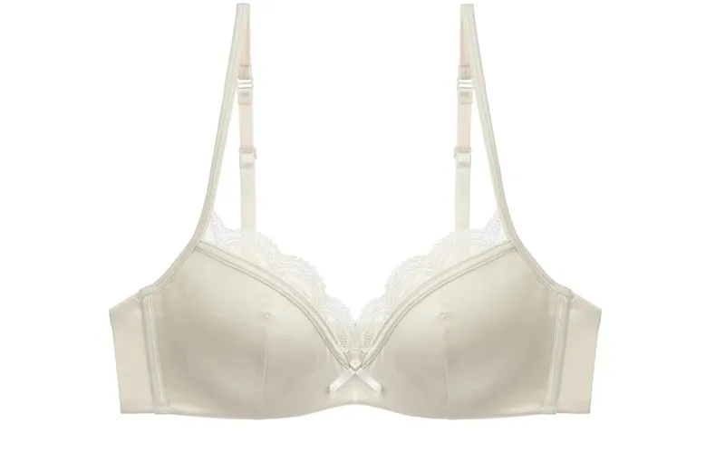 Summer Seamless Lace Bra Set for Small Bust Soft Wire Anti-Sagging Slimming Bralette & Panty Lightweight Lingerie Sexy Set — image 10