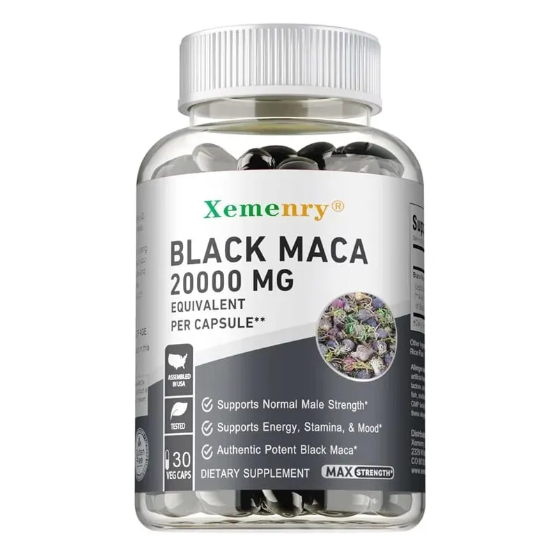 Black Maca Root Supplement - Improves Strength Endurance and Mood Enhances Performance and Boosts Energy — image 10