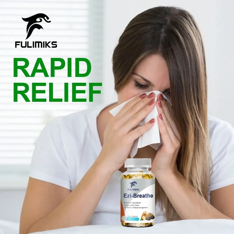Kapsul Kesihatan Pernafasan & Hidung 6 Herba Melegakan Rhinitis Hidung Tersumbat & Menyokong Keselesaan Pernafasan — image 7