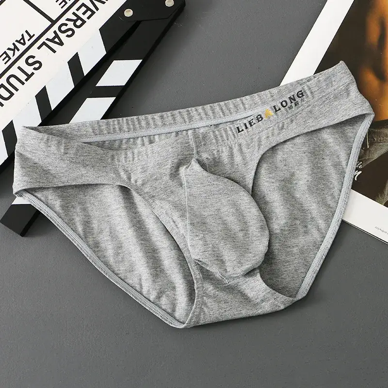 U Bulge Pouch Underwear Men Soft Cotton Briefs Breathable Underpants Solid Lingerie Male Sport Sweat Absorption Panties Knickers — image 23