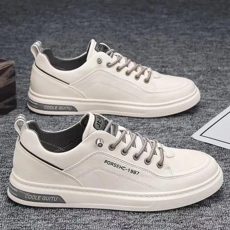 Spring Autumn Men's Casual Sneakers Waterproof Vulcanized Shoes 2024 Men Comforthable Sneakers Men Casual Shoes Plus Size 39-44