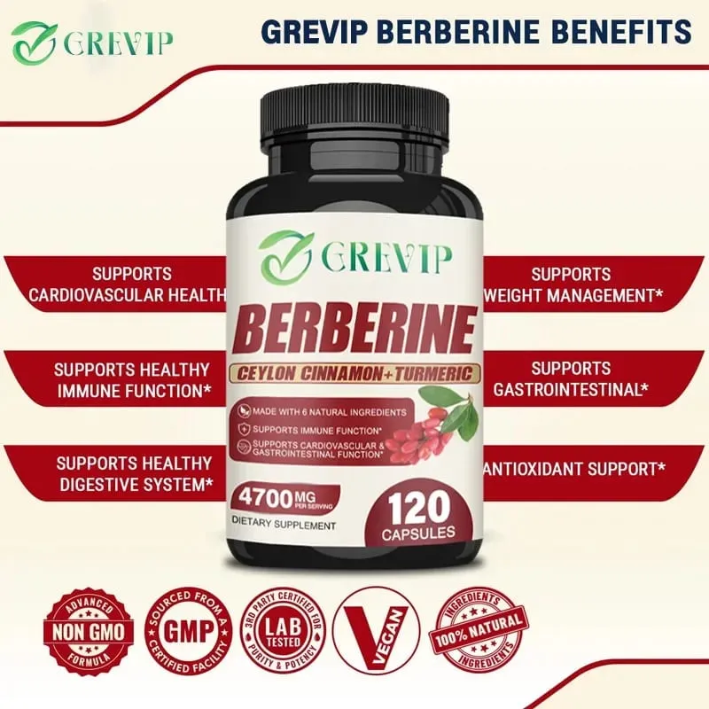 Berberine - Berberine for Weight Loss Supports Heart Health Immune System - Ceylon Cinnamon Milk Thistle Turmeric — image 3