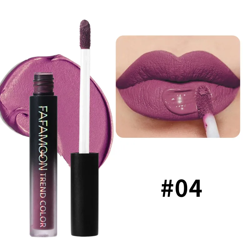 Non Stick Cup Liquid Lipstick 18 Colors Nude Pigment Lasting Lip Gloss Matte Finish Resistant To Fading Waterproof Lip Cosmetics — image 20