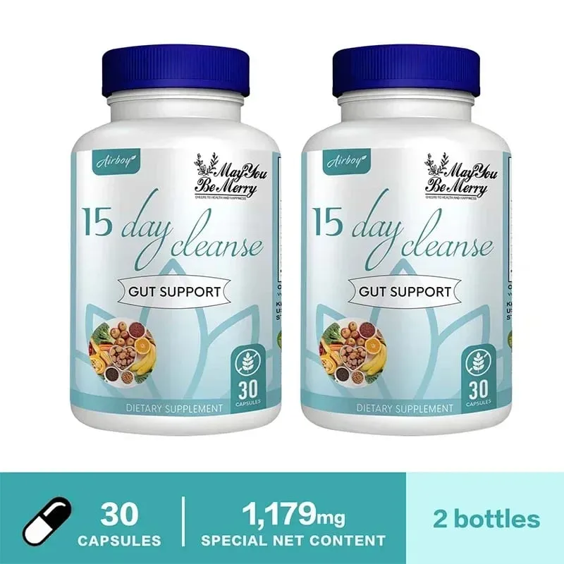 Gut and Colon Cleanse & Detox for Weight Loss-15 Day Quick Cleanser - Capsules Supplement to Flush Toxins&Boost Energy for Adult — image 10