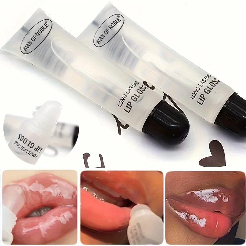 6pcs Glossy Finish Lip Gloss Moisturizing Cream for All Skin Types Non-Sticky Hydrating Lip Oil Long-Lasting Shine for Dry Li — image 3