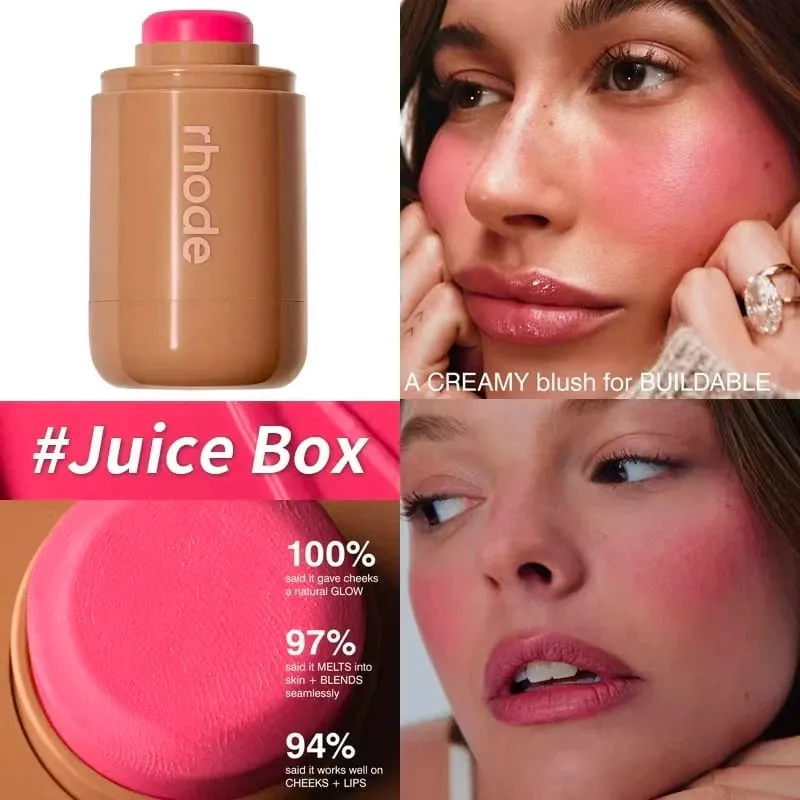 Brand Pocket Powder Blusher Stick Piggy Sleepy Girl & Bronzer Stick Portable Sunbed Sip Bake Long-lasting Easy To Color Cosmetic — image 8