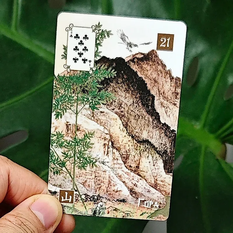 Chinese Lenormand Deck 9*6cm - 37 Pcs Lenormand Cards In Russian and Chinese Language — image 5