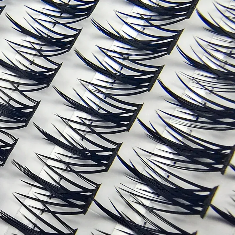 1 Box/160 Bunches Mink Eyelashes Natural 3D Russian Individual Eyelash Extension MS Eyelash Cluster Makeup Tool Lashes Wholesale — image 4