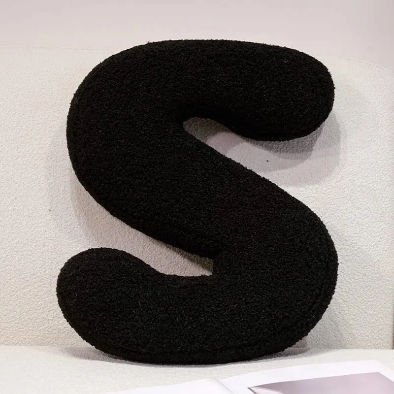 40CM English Letter Throw Pillow Stuff Alphabet Plush Cushion Living Room Sofa Home Decoration Creative Combination pillow — image 26