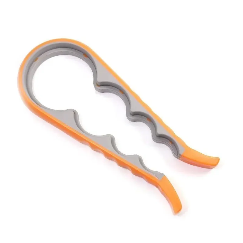 4 in 1 Multi-Function Non Slip Colorful Can Opener Tool Get Lids Off Easily Jar Opener Bottle Opener Jar Gripper for Weak Hands