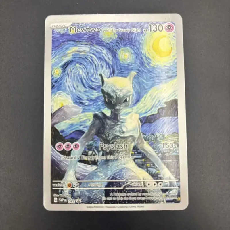 DIY Collection Cards 2023 SVP EN VAN GOGH /GREY FELT HAT Self Made Single Card Classic Game Anime Cards Gift Toy — image 10