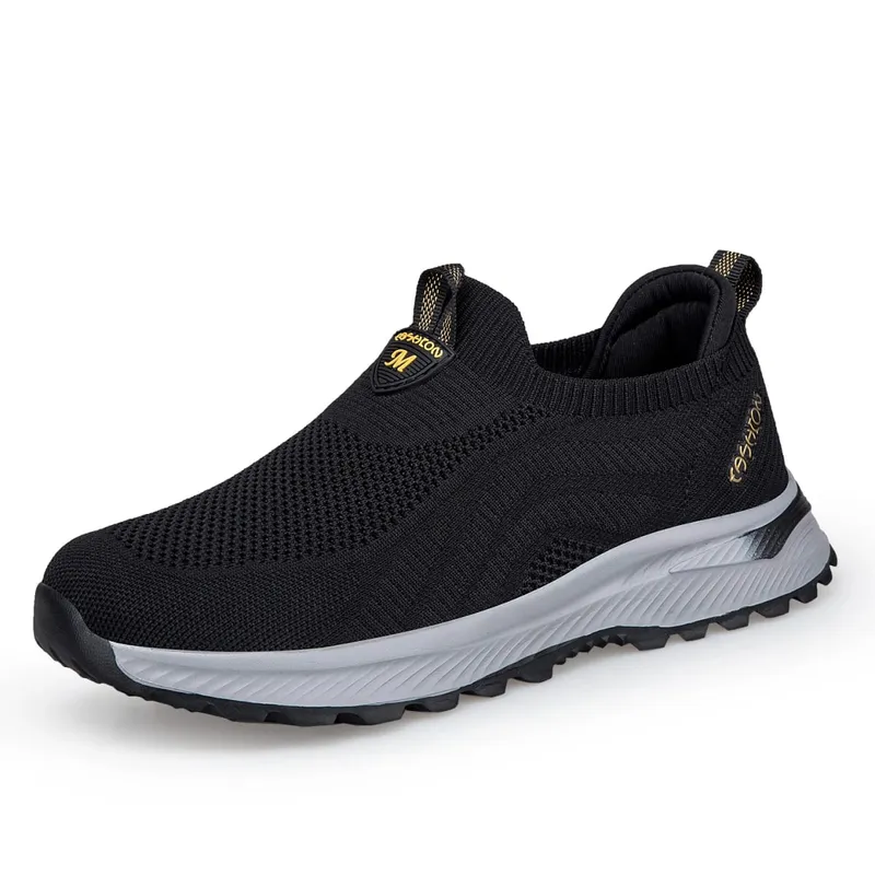 Plus big 49 50 51 52 Men's Elderly Slip-On Walking Shoes Breathable Mesh Non-Slip Casual Sneakers Lightweight Comfort Shoes — image 7