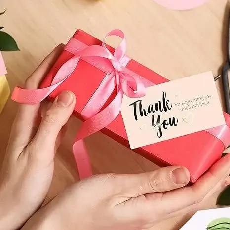 Custom Thank You Cards Business Card Full Color Double-Sided Printing Gift Decoration Card Personalized Logo Wedding Invitation — image 6