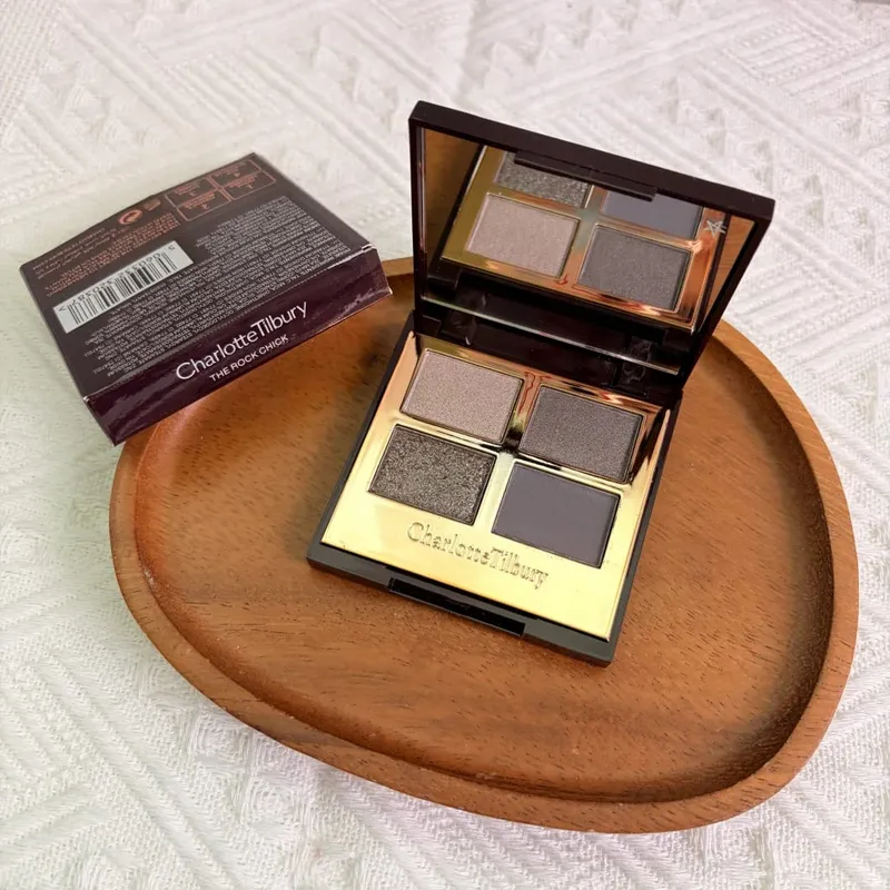 Charlotte Tilbury 4Pan Velvet&9Pan Silk Shimmer Eyeshadow&Cream Blush Dewy Long Lasting Buildable Blendable Natural Glow Makeup — image 9