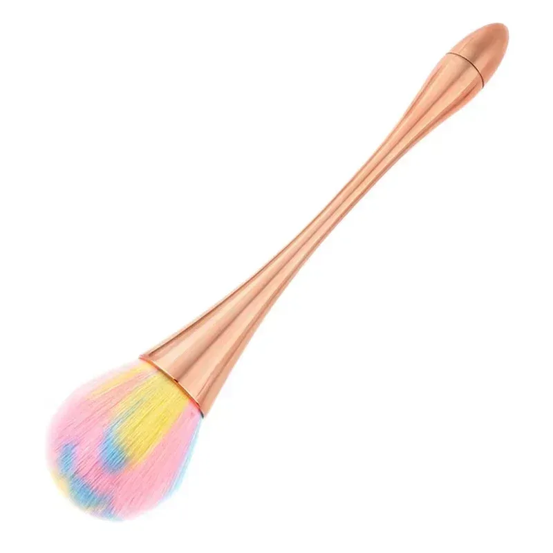 Rose Gold Powder Blush Makeup Brushes Professional Make Up Brush Soft Hair Large Nail Dust Cleaner Manicure Cosmetic Beauty Tool — image 15
