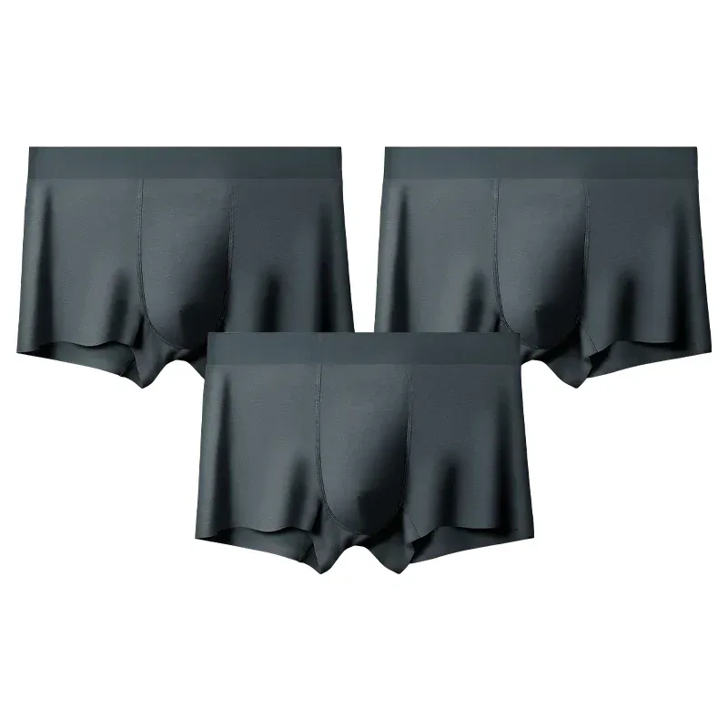 3PC Modal Underwear Men's Summer slim boxers Comfortable men's sports Breathable men's antibacterial boxers