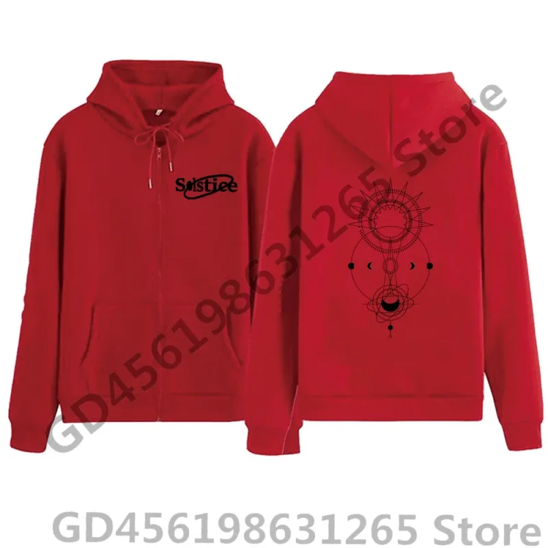 New TV Series คาธ The Eclipse First Khaotung Cosplay Black Hoodie Cool Zipper Sweatshirt Winter Warm Pullover Lovers Costume Top