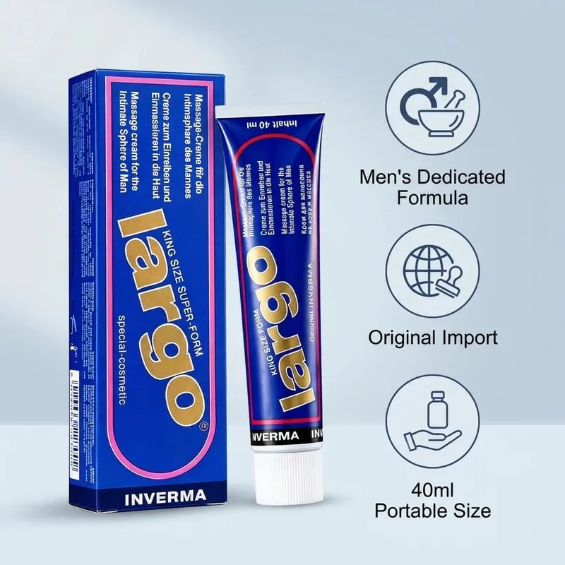 Largo Herbal Cream Big Penis Enlargement Cream for Men Enlarge Grow Thicker Stronger Sex Toy Adult for Men Delay Gel Be Bigger