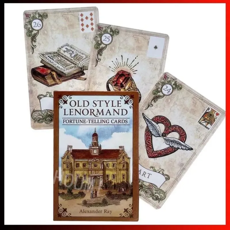 38 Sheets English Version Old Style Lenormand Fortune-telling Cards 9*6cm — image 2