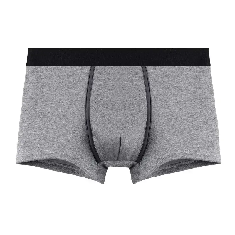 Men's thermal underwear with fleece and thickened pants, autumn and winter cold-proof shorts, sporty straight-leg underpants