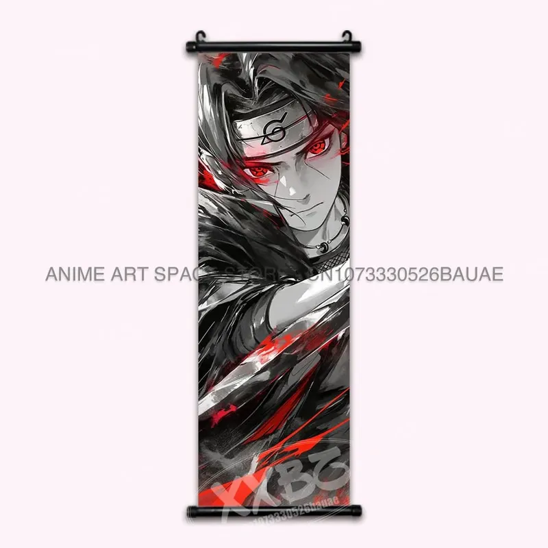 Anime Naruto Hanging Painting Hatake Kakashi Wall Art Scrolls Picture Uchiha Sasuke Home Decor Canvas Poster Haruno Sakura Mural — image 18
