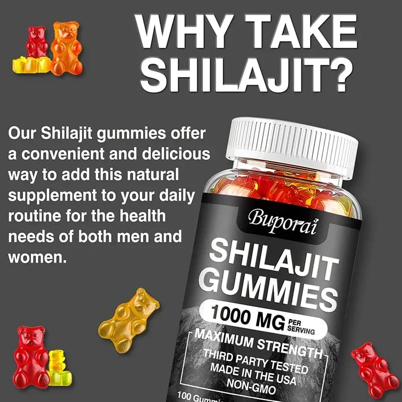 Shilajit Gummies - Energy Level Memory and Focus Support Relieve Stress Overall Health — image 7
