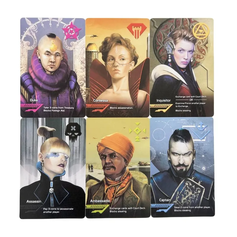 1 Box Coup | Card Game Coup Reformation 1 | 2nd Edition Expansion Holding Resistance Mission Board Game Deck — image 5