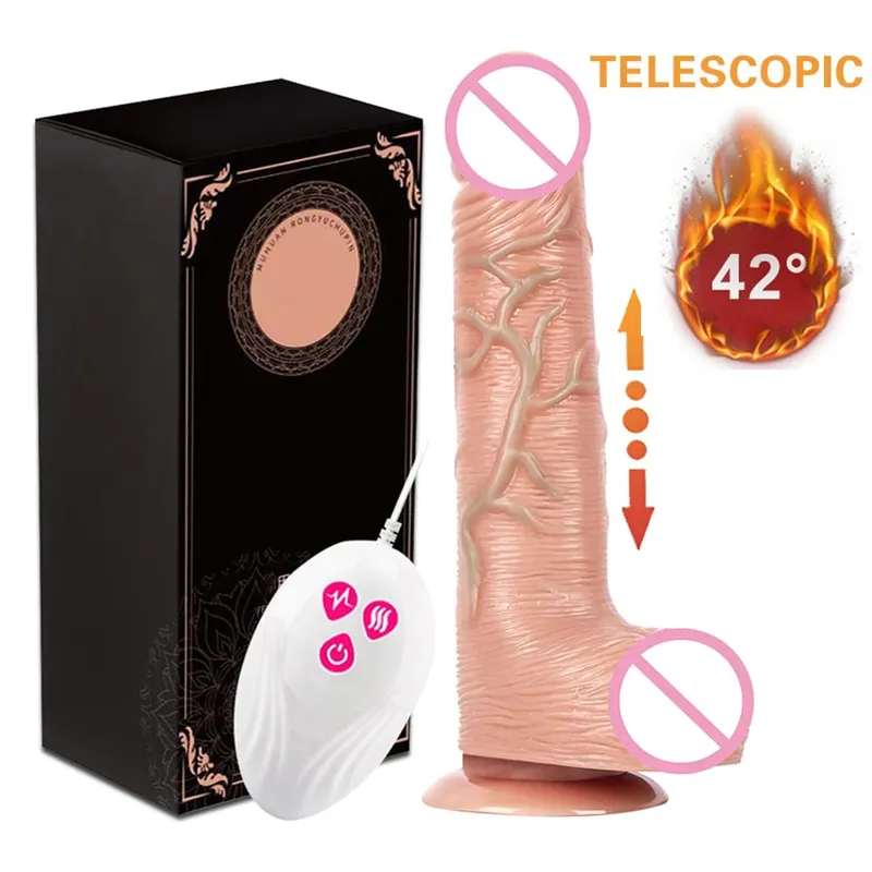 Thrusting Rotation Remote Control Dildo Vibrator Female Realistic Penis Gay Suction Cup Masturbator Couple For Women Sex Toys
