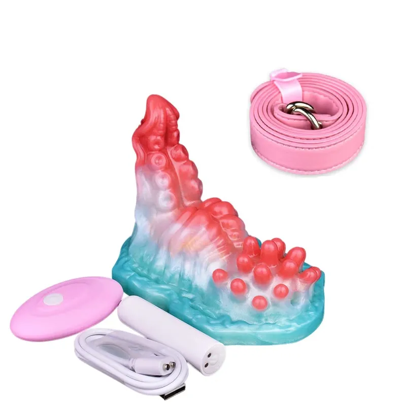Wireless Control Silicone Octopus/Granule Sex Grinder Strapon Grinding Hump Friction Vibration Massage Female Masturbation — image 11