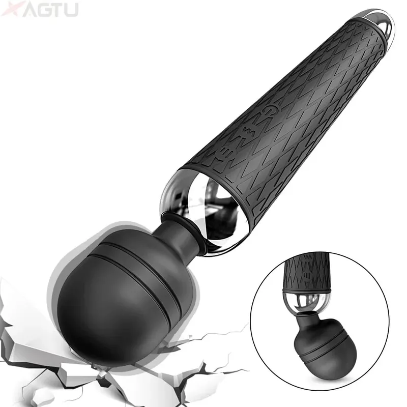 AV Vibrator for Women Clitoris Stimulator Nipple G Spot Magic-Wand Dildo Female Vibrating Masturbation Adult Sex Toy for Women — image 2