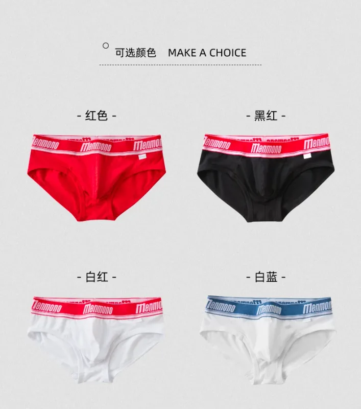 Cuecas masculinas de cintura baixa, cuecas sexy masculinas, maré apertada, verão, algodão, esportes, respirável — image 17