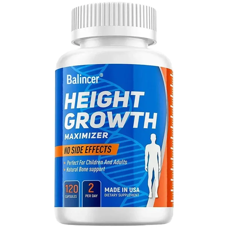 Growth Capsules Height Growth Maximizer for Bone Strength Made in USA Natural Height Increase Supplement — image 8