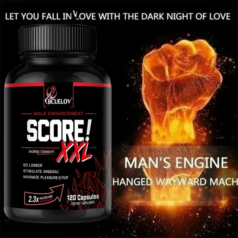 Score XXL Black Maca Supplement - with L Citrulline Support Men Health for Energy Endurance Muscle Mass Maca Root Capsule — image 5