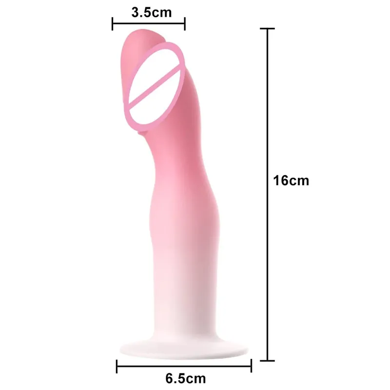 Flexible Liquid Silicone Dildo For Begginner Anal plug Prosate Massager G Spot Personal Massage Tool Suction Cup Female Sex Toy — image 11