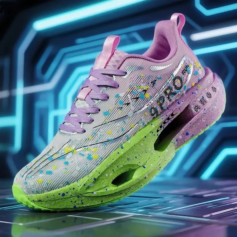 2025 New Men's Sneakers Night Fluorescent 3.0 Carbon Plate Cushioning Running Shoes Stable Rebound Training Shoes Jog Shoes — image 1