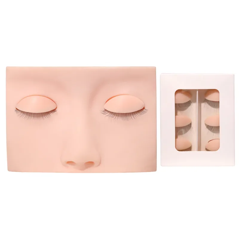 Wholsale Price Practice Lashing Eyelashes Mannequin Head Beginner Training Set Cosmetics Eye Lash Extension Supplies Mannequin — image 21
