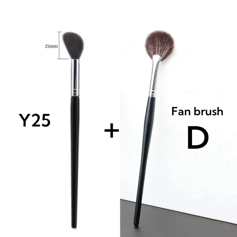 Highlighter Makeup Brushes Blush Angled Face Natural Goat Hair High Quality Blending Powder Make Up Brush — image 16