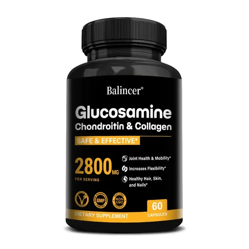 Glucosamine Chondroitin MSM Support Bone Health and Relieve Joint Discomfort Increases Flexibility - Joint Support Supplement — image 9