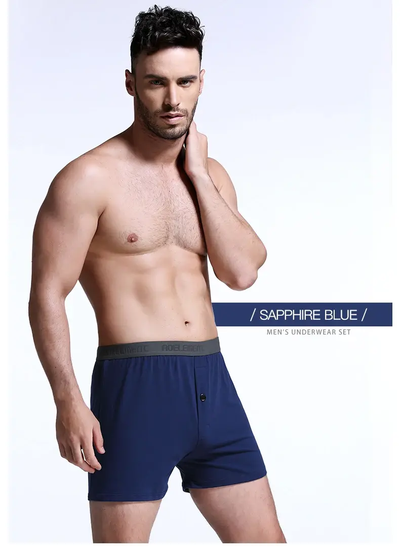 3Pcs Men's Underwear Loose Home Shorts Summer Boxer Briefs Thin Cotton Arrow Pants Large Size Four Corners Home — image 10