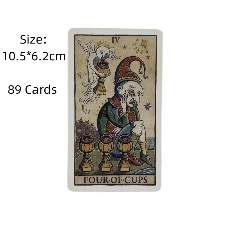 1pc Trionfi Della Luna Tarot Cards Fortune-telling Oracle Divination Edition Creativity ILLUSTRATED Moon Board Game Cards — image 3
