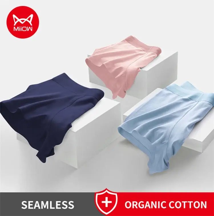 MiiOW 4-teiliges Baumwoll-Herren-Höschen-Set, atmungsaktives Mesh-Herren-Unterhose, antibakterielle Graphen-Unterwäsche für Herren, Boxershorts, L-5XL — image 15