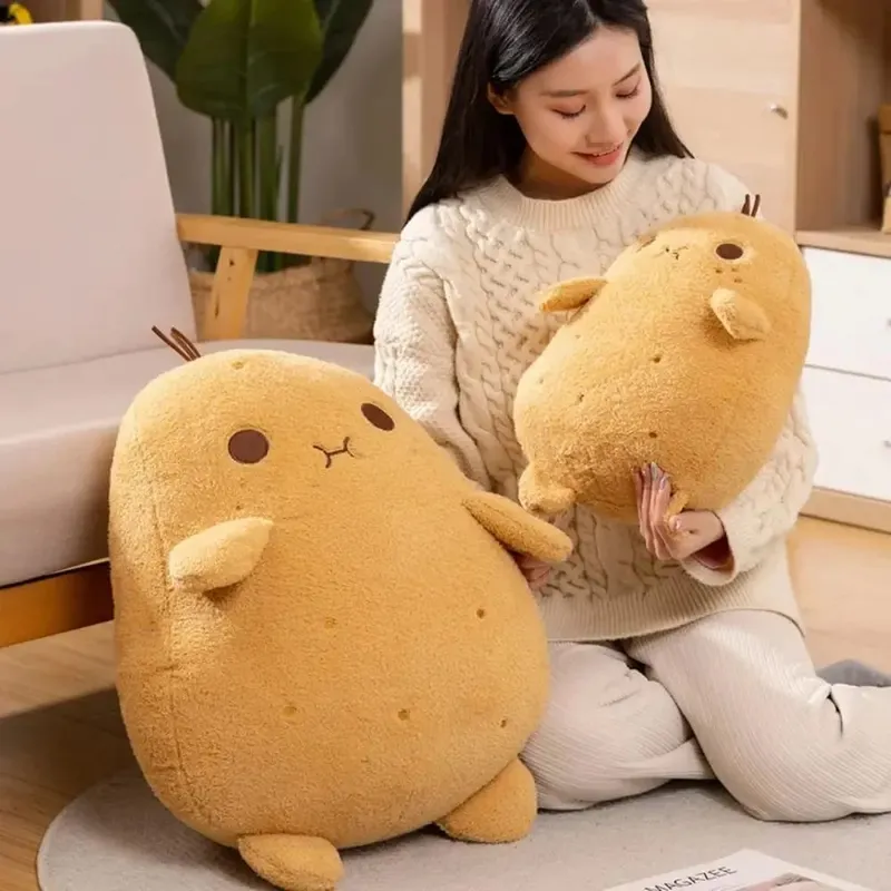 PP Pamuk Küçük Patates Peluş Bebek Kabarık Yumuşak Komik Gıda Peluş Bebek Karikatür Peluş Doldurulmuş Bitki Spud Atmak Yastık — image 7