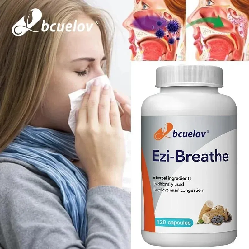 Relieves Nasal Congestion Capsules Improve Respiratory Health Help Clears Airways Natural Supplement — image 5