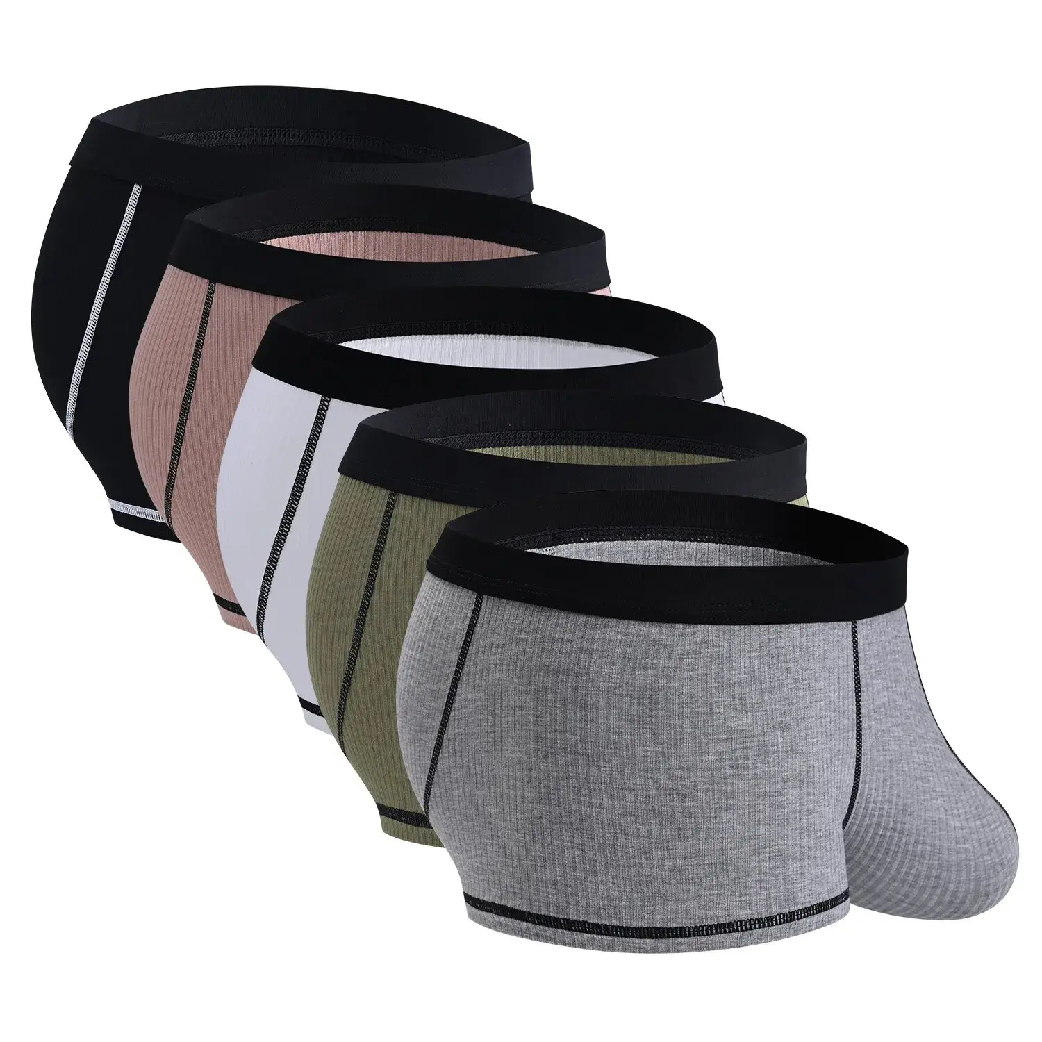 Herrenunterwäsche mit großer Hodentasche und großer Stretchhose mit flachem Bein — image 2