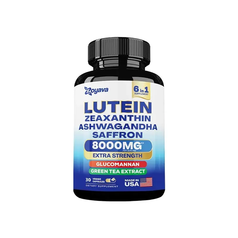 Lutein & Zeaxanthin Supplement 8000 Mg Eye Vitamins with Saffron for Adults Eye Health Supplement Supports Vision — image 8